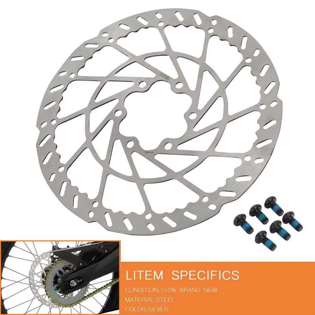 220Mm 6-Hole Disc Brake for TALARIA Talaria X3 MX3 Motorcycle 2.3Mm Thick Disc Brake Accessories