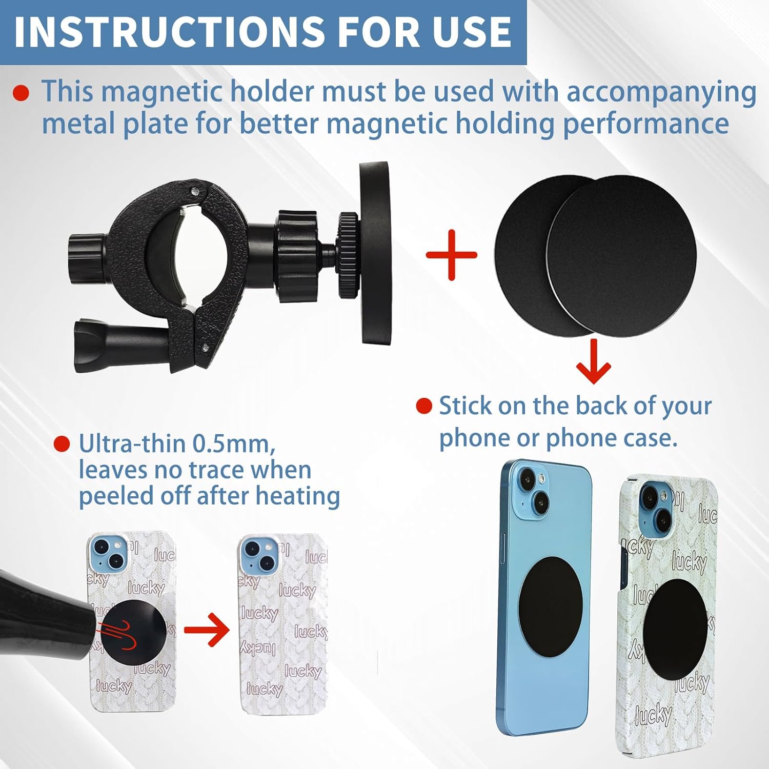 Bike Phone Mount Magnetic - The Mount I use!