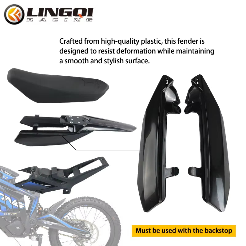 LINGQI RACING Motorcycle Plastic Body Cover Frame Case Guard Rear Side Panels Fairing for Talaria Sting R MX4 X3 Electric Bike