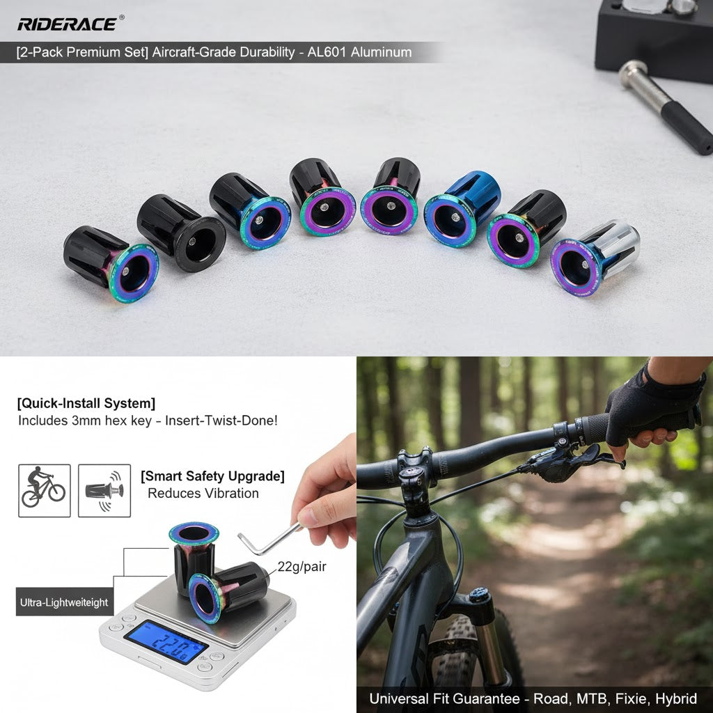 Bicycle Handlebar Plugs